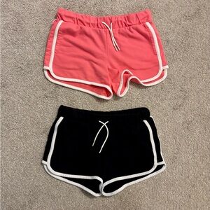 Girls Old Navy Pink and Black Shorts Size Large 10/12